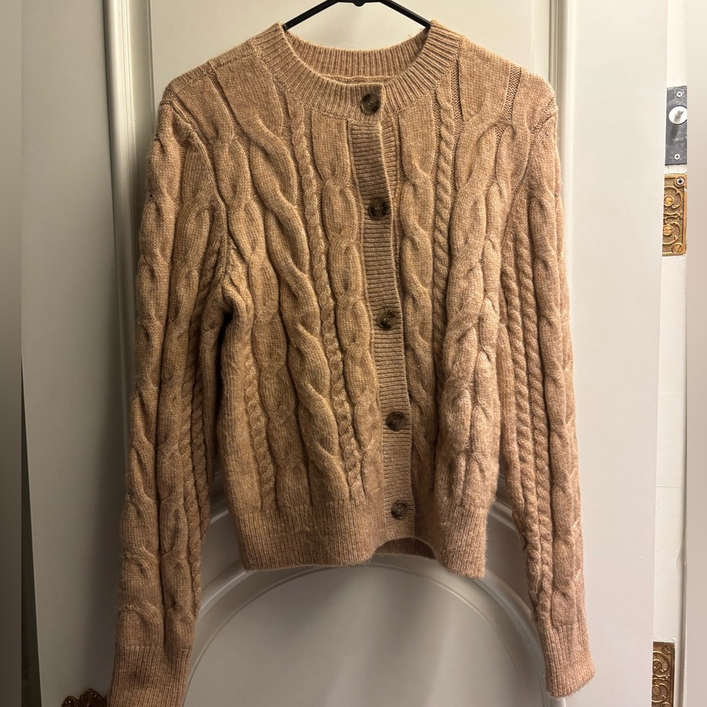 LOFT Cable Knit Cardigan